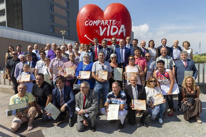 Foto de donantes de sangre 