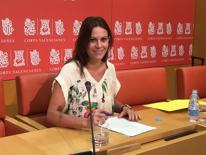 Gascó, en la sala de prensa de Les Corts