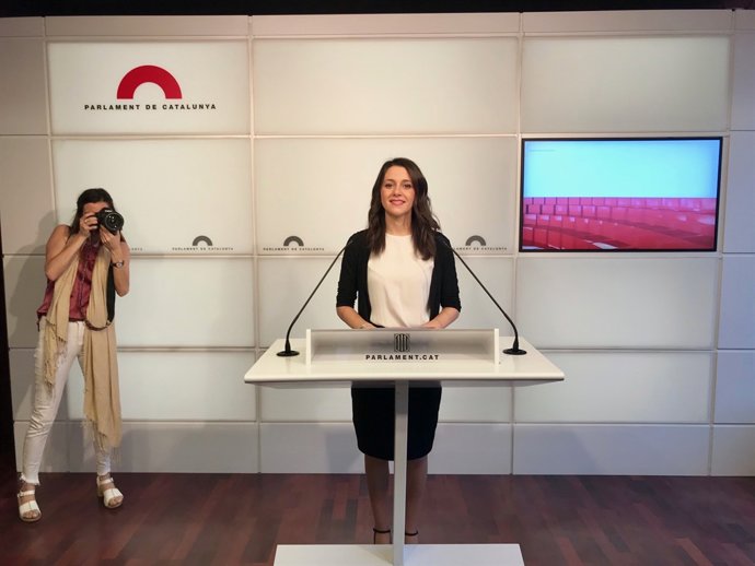 La líder de Cs a Catalunya,  Inés Arrimadas