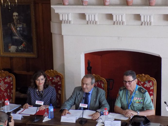 Secretaria de Estado de Seguridad, Ana Botella, en un curso sobre ciberseguridad