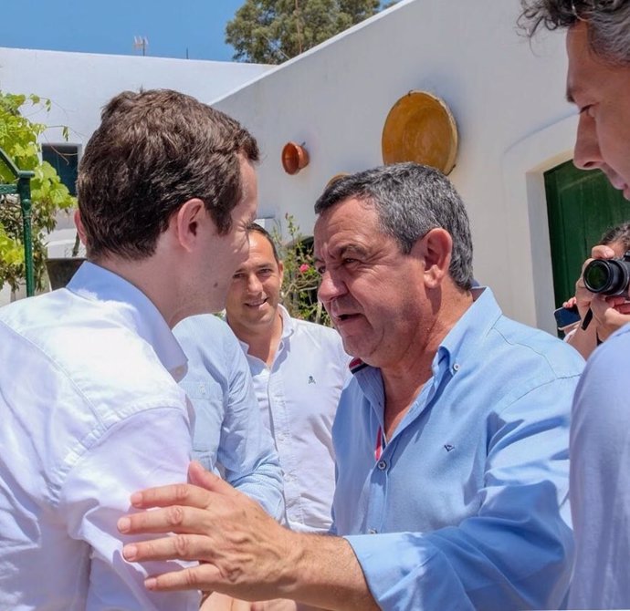 Loaiza con Pablo Casado