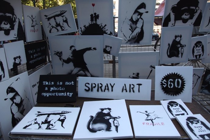 Obras de Banksy a la venta en Nueva York