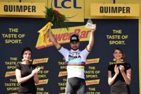 Sagan: "He tenido un poco de suerte hoy"