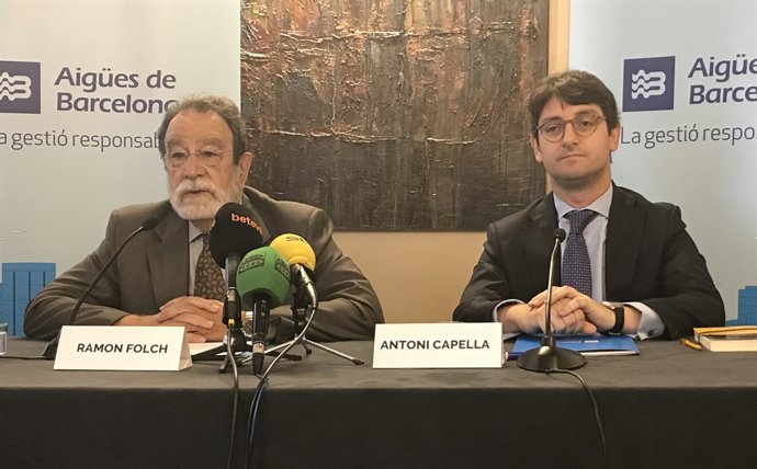 Ramon Folch (Aigües de Barcelona) i Antoni Capella (EY)