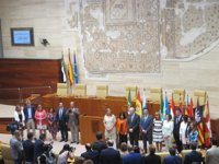 La presidenta de la Asamblea de Extremadura pide la colaboración de la Coprepa en la reclamación de un "tren digno"