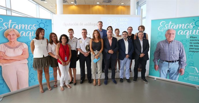 Presentación Plan contra la soledad mayores de diputación malaga bendodo 2018