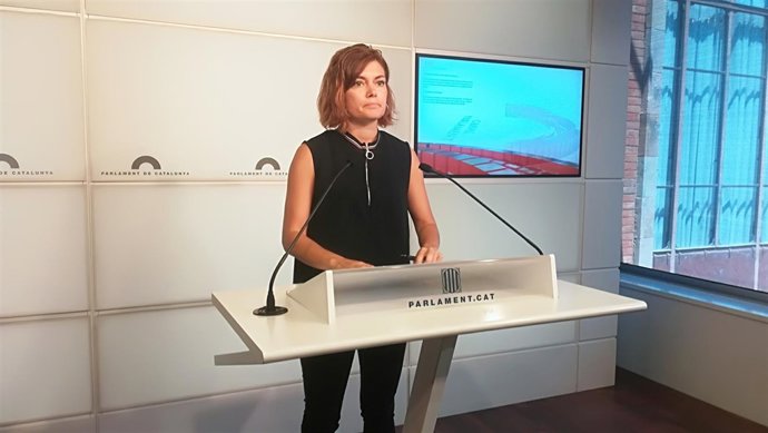 La portavoz de los comuns en el Parlament Elisenda Alamany