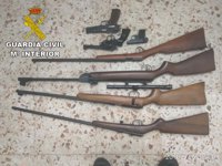 Detenido un anciano en Almuñécar por tenencia ilícita de armas tras ser denunciado por amenazas a su expareja