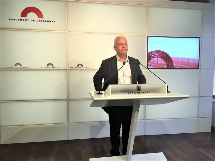 El secretario general del PP catalán, Santi Rodríguez