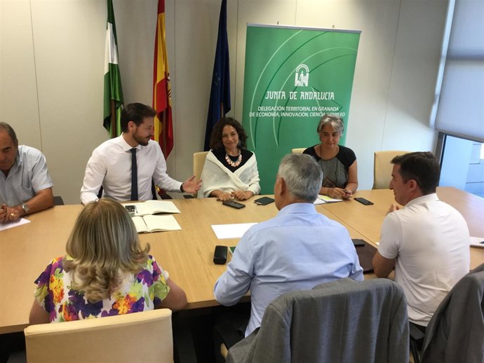 La titular de Conocimiento, Investigación y Universidad, Lina Gálvez, en Granada