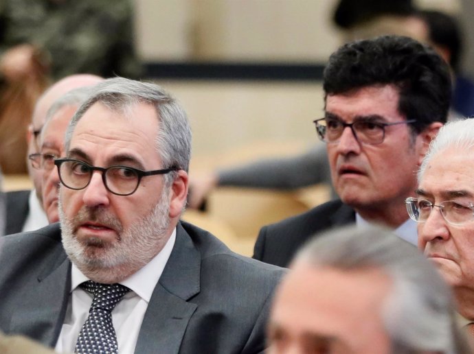 Los empresarios Vicente Cotino y Enrique Gimeno en el juicio por Gürtel