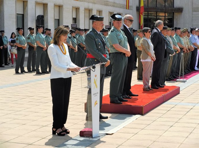 Presa de possessió del cap de la Guàrdia Civil a Catalunya Pedro Garrido