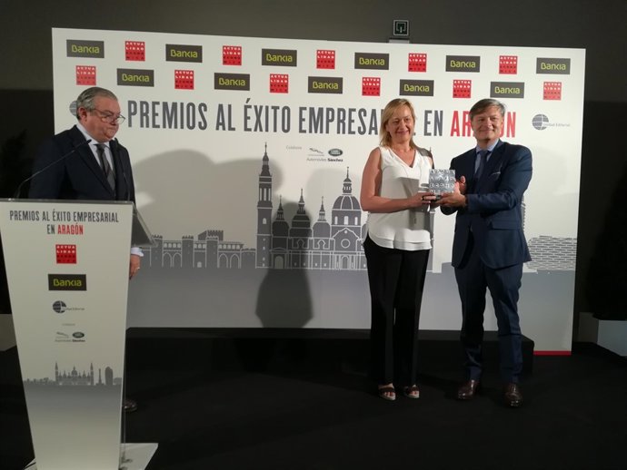 Gastón ha recogido este premio para Aragón Plataforma Logística