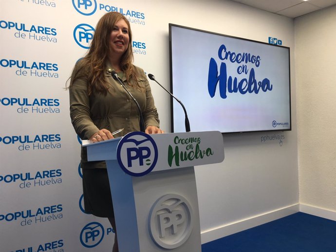 La vicesecretaria de Organización del PP de Huelva, Rocío Moreno.