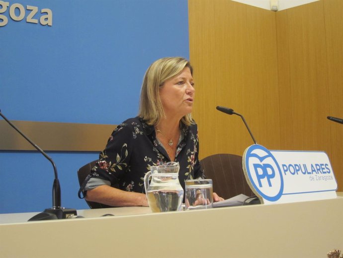 La concejal del PP en el Ayuntamiento de Zaragoza, Patricia Cavero