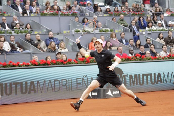 Andy Murray en la final del Mutua Madrid Open de Tenis