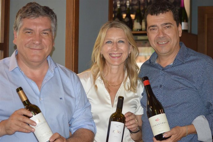 Xavier Cepero, Mireia González y Tomàs Cusiné