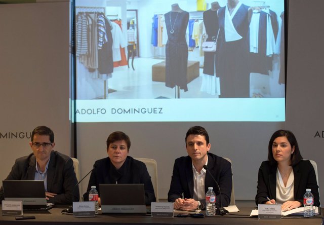 Presentación de resultados de la téxtil Adolfo Domíguez