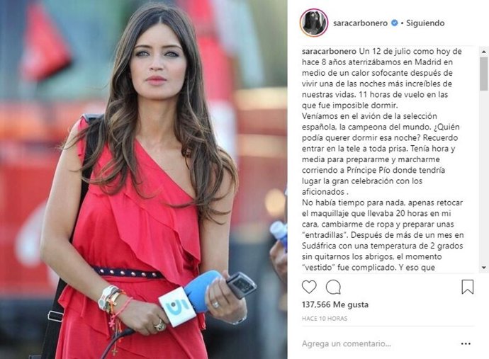 SARA CARBONERO / EUROPA PRESS