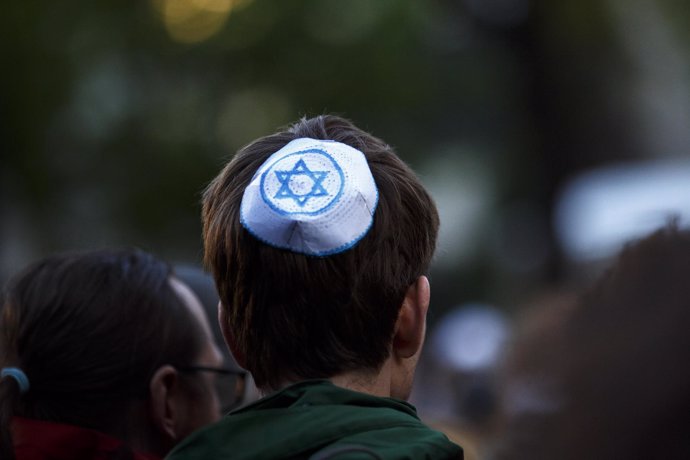 Manifestación contra el antisemitismo en Berlín