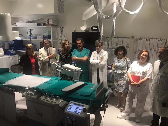Marina Álvarez en el Hospital de Jerez por su 50 aniversario