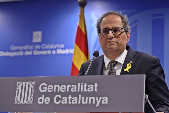 El presidente de la Generalitat, Quim Torra, en una imagen de archivo. 