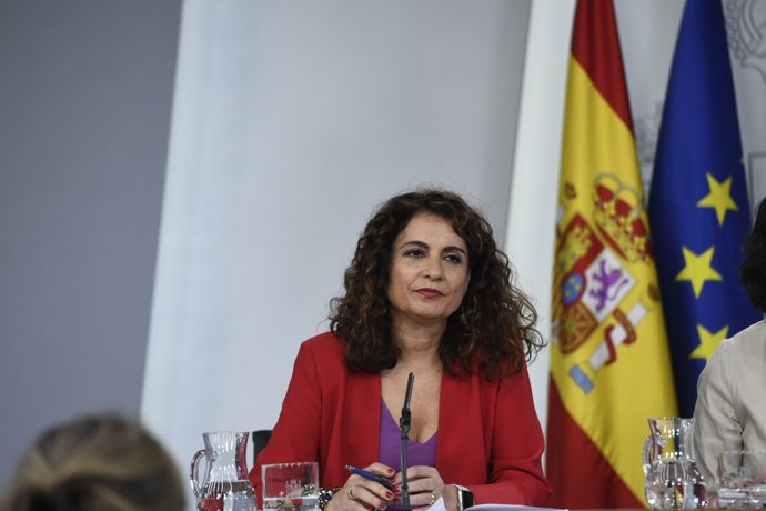 Roda de premsa de la ministra d'Hisenda, María Jesús Montero