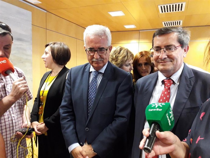 El vicepresidente de la Junta de Andalucía, Manuel Jiménez Barrios.