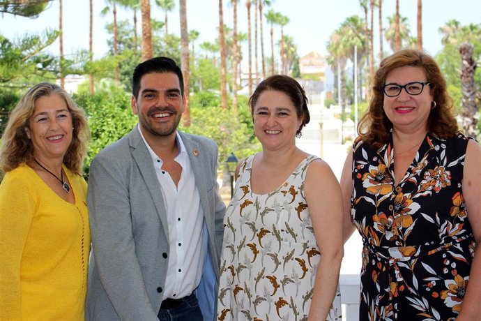 Hervás junto a sus ediles