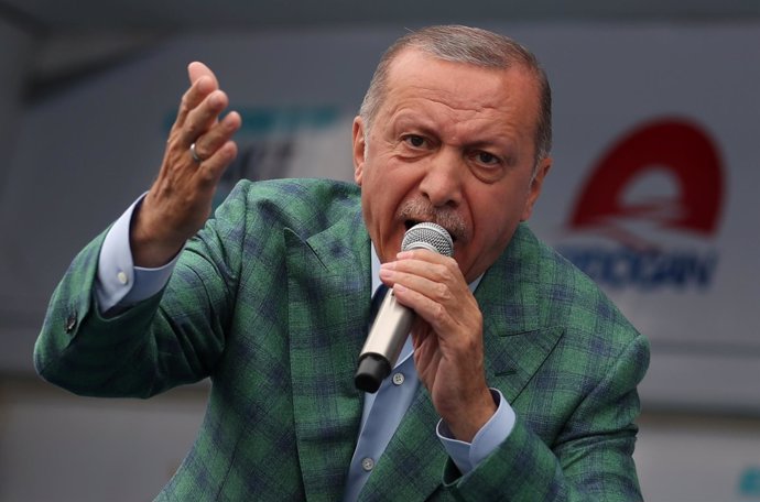 El presidente turco, Recep Tayyip Erdogan, en Estambul