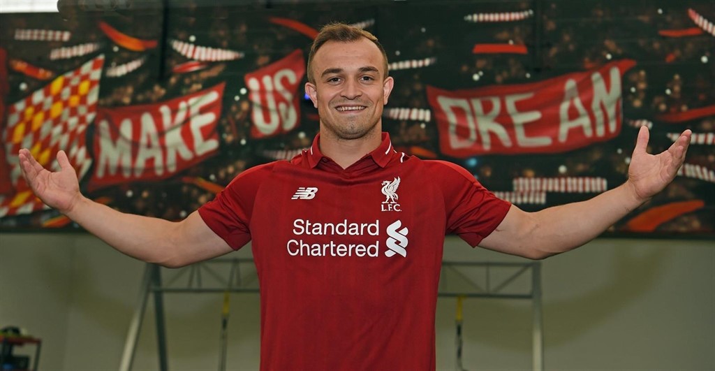 Shaqiri, nuevo jugador del Liverpool tras dejar el Stoke City