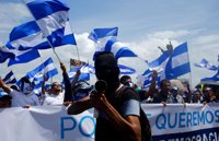 Miles de oficialistas marchan en Nicaragua en la jornada de huelga general promovida por la oposición