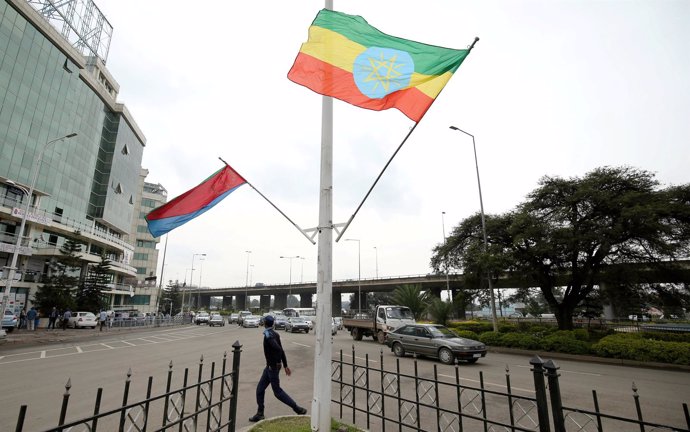 Banderas de Etiopía y Eritrea