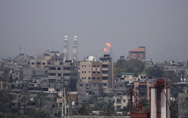Bombardeo israelí sobre Gaza