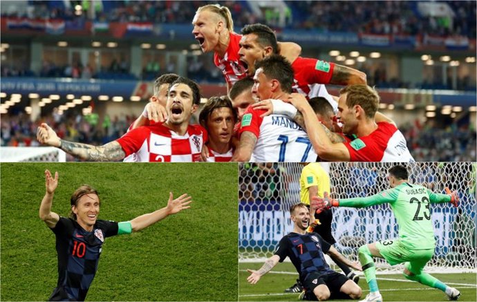 Croacia selección montaje Mundial