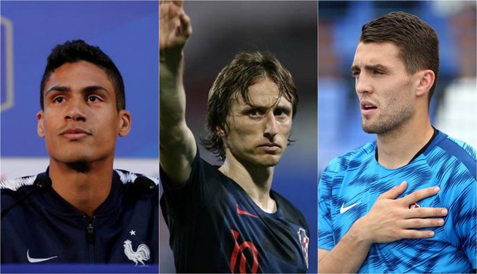Raphael Varane Luka Modric Mateo Kovacic montaje Mundial