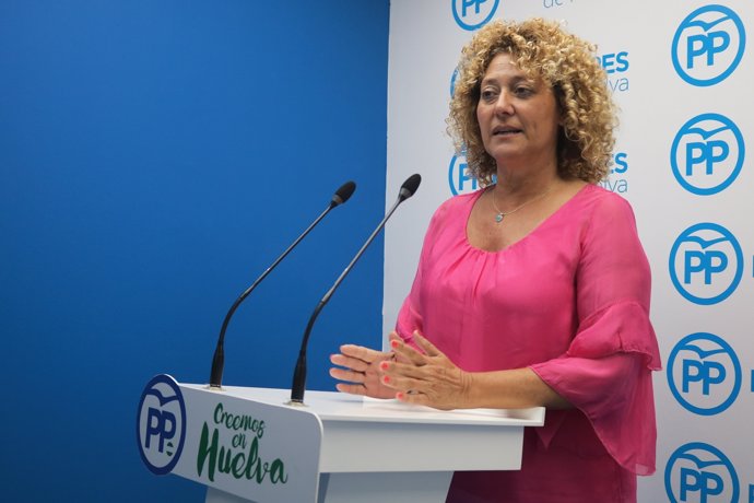 La candidata del PP a la Alcaldía de Huelva, Pilar Marín