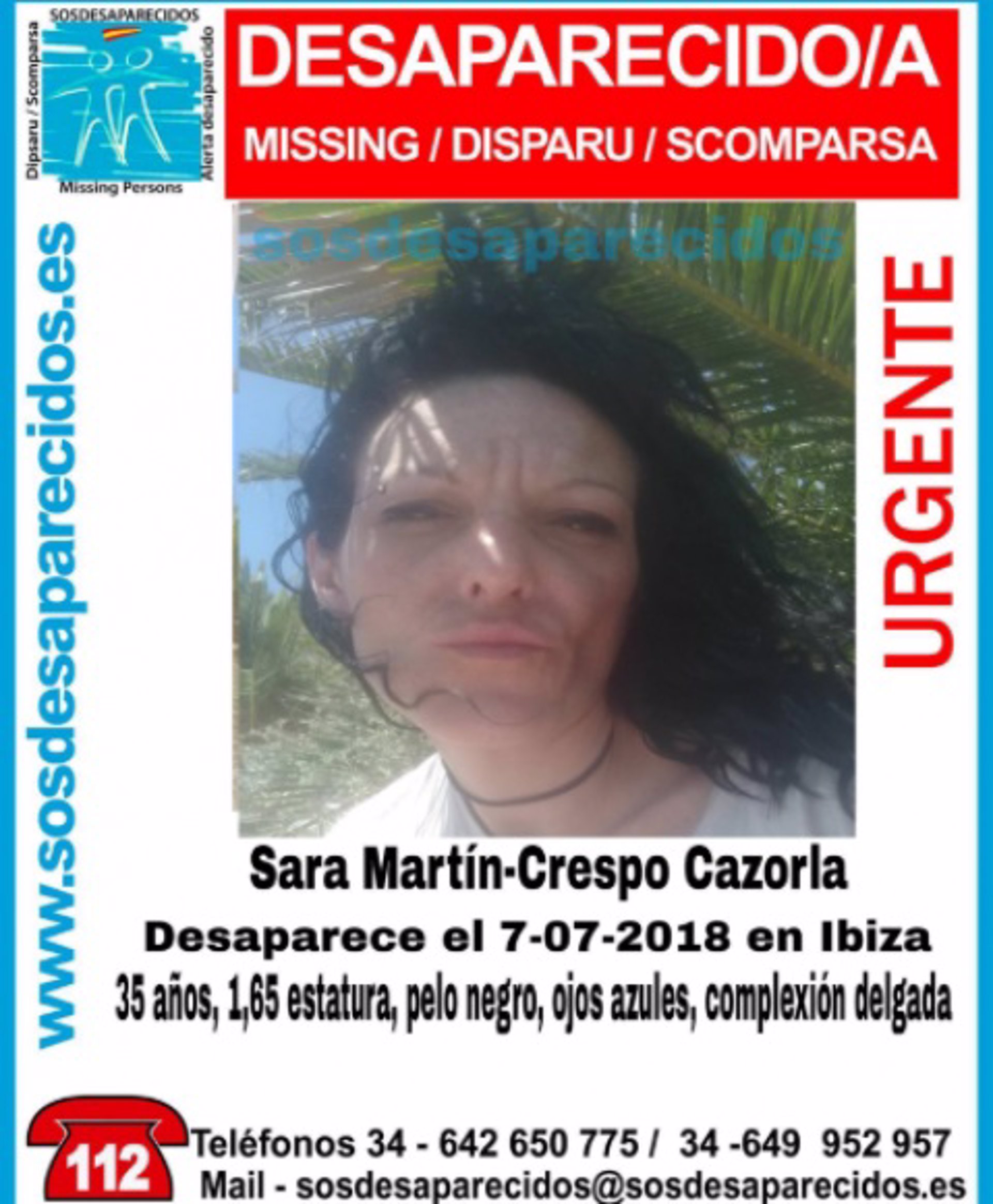 Buscan en Ibiza a una mujer de 35 años desaparecida desde el 7 de julio