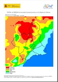 El riesgo de incendios forestales es muy alto este lunes en el Altiplano y el Noroeste
