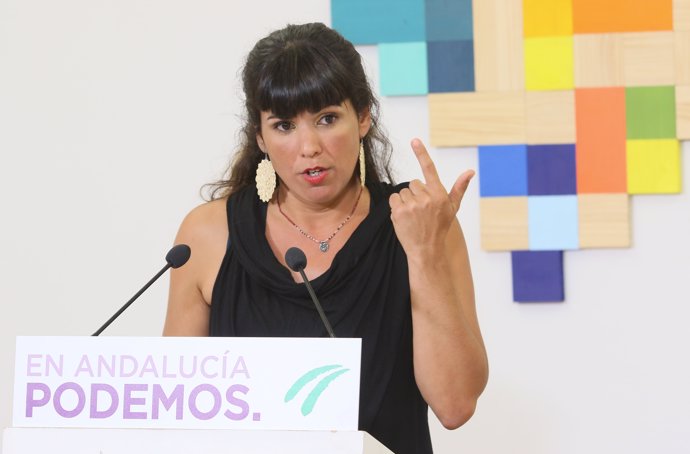 La coordinadora de Podem Andalusia, Teresa Rodríguez