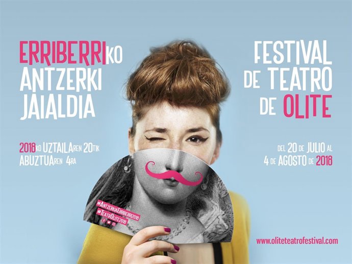 Cartel del festival de Olite.
