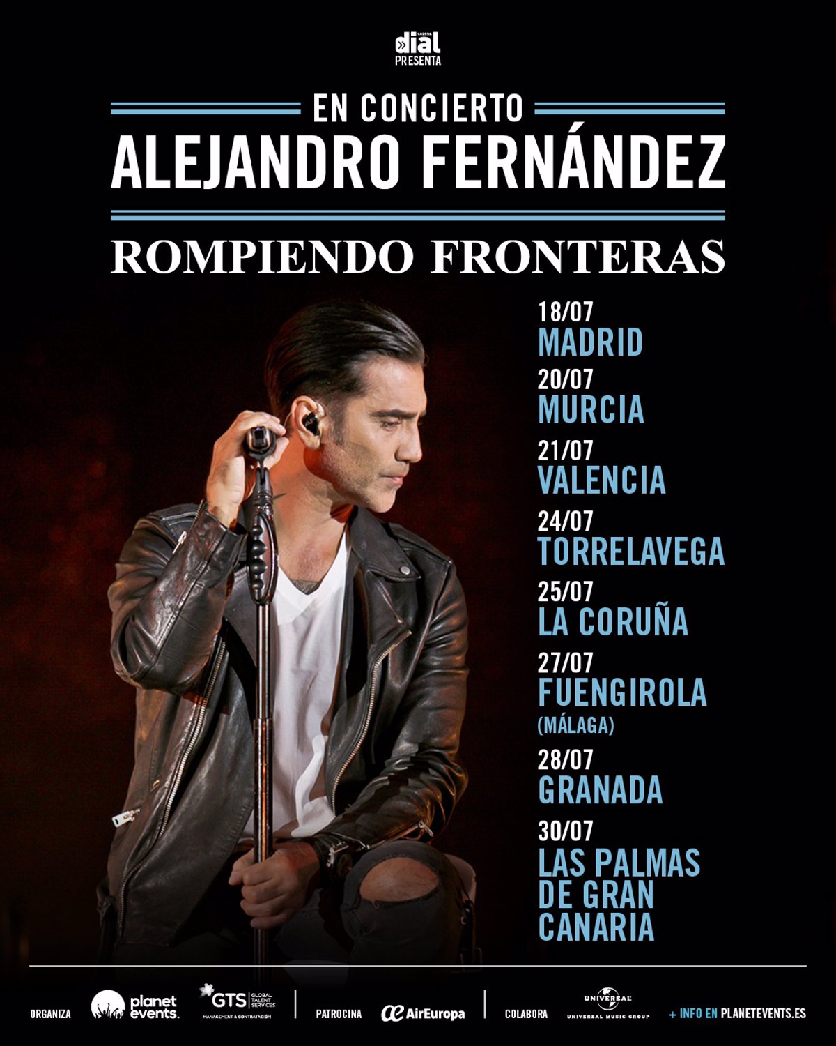 Alejandro Fernández comienza en Madrid su nueva gira española de ocho