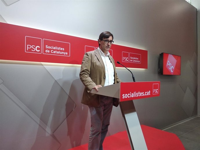 El secretario de Organización del PSC, Salvador Illa