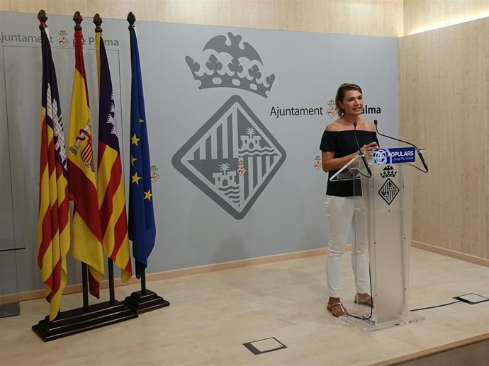 Margalida Durán, en rueda de prensa este lunes