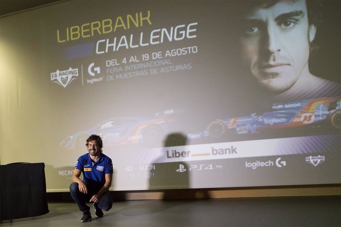 Fernando Alonso apadrina el 'Liberbank Challenge' 