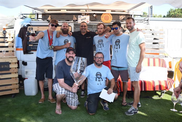 Equip d'Edge Brewing, guanyadors del IV Campionat Nacional de Cerveses