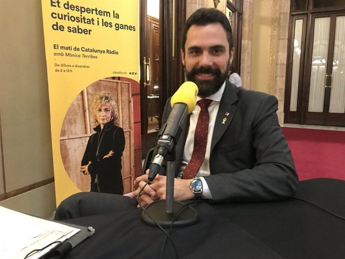 El president del Parlament, Roger Torrent