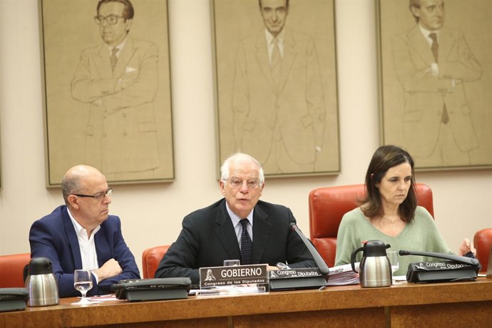 Josep Borrell explica al Congrés les línies generals del seu departament