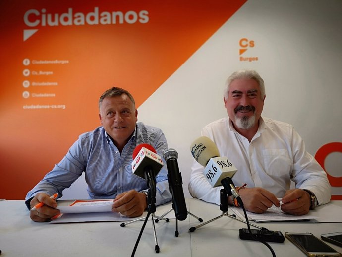 Delgado y Rodríguez en la rueda de prensa de Clunia 17-7-2018