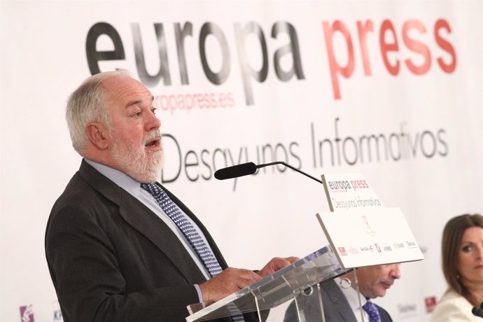 Desayuno Informativo de Europa Press en Madrid con Miguel Arias Cañete